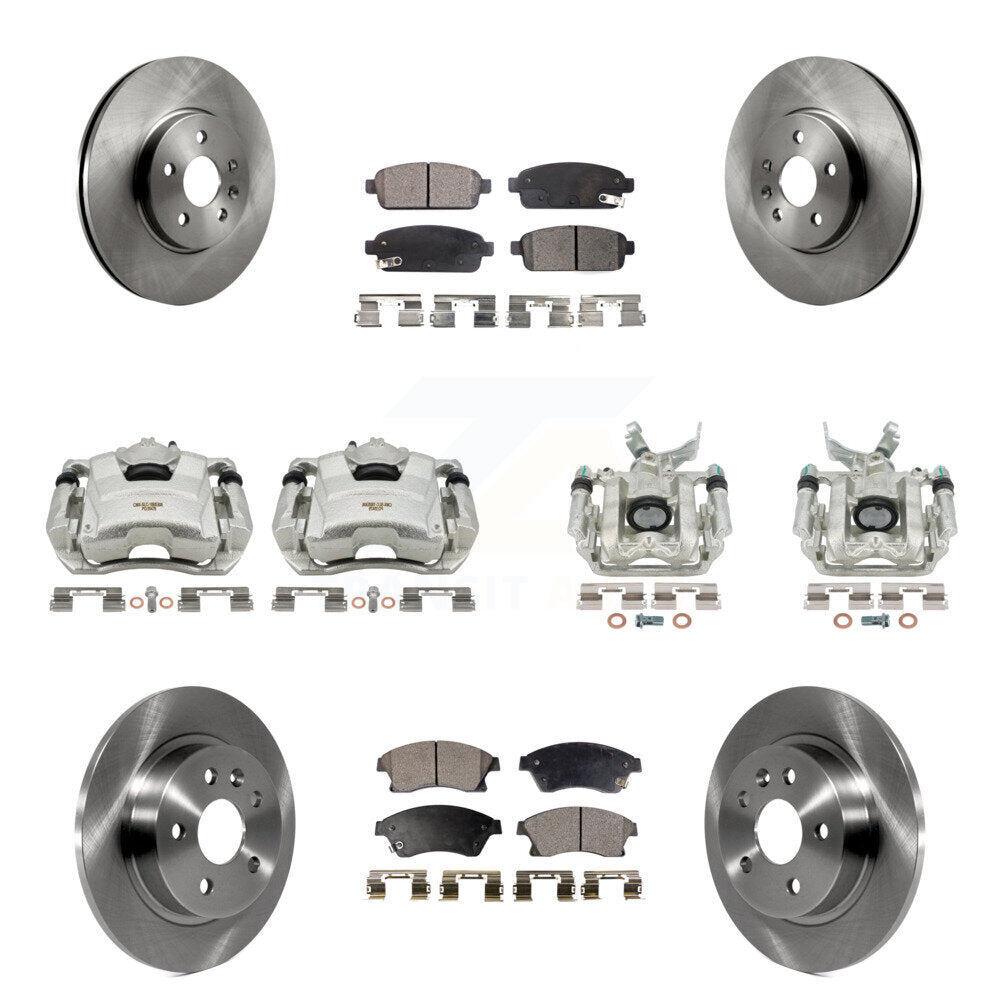 Transit Auto KC8-101070T Disc Brake Kit for 2013-2014 Chevrolet Sonic - Front and Rear product image