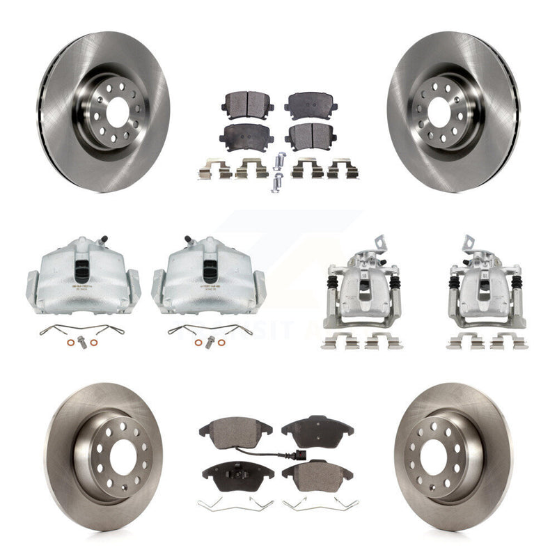 Transit Auto KC8-101071P Disc Brake Kit for 2012 Volkswagen CC - Front and Rear product image