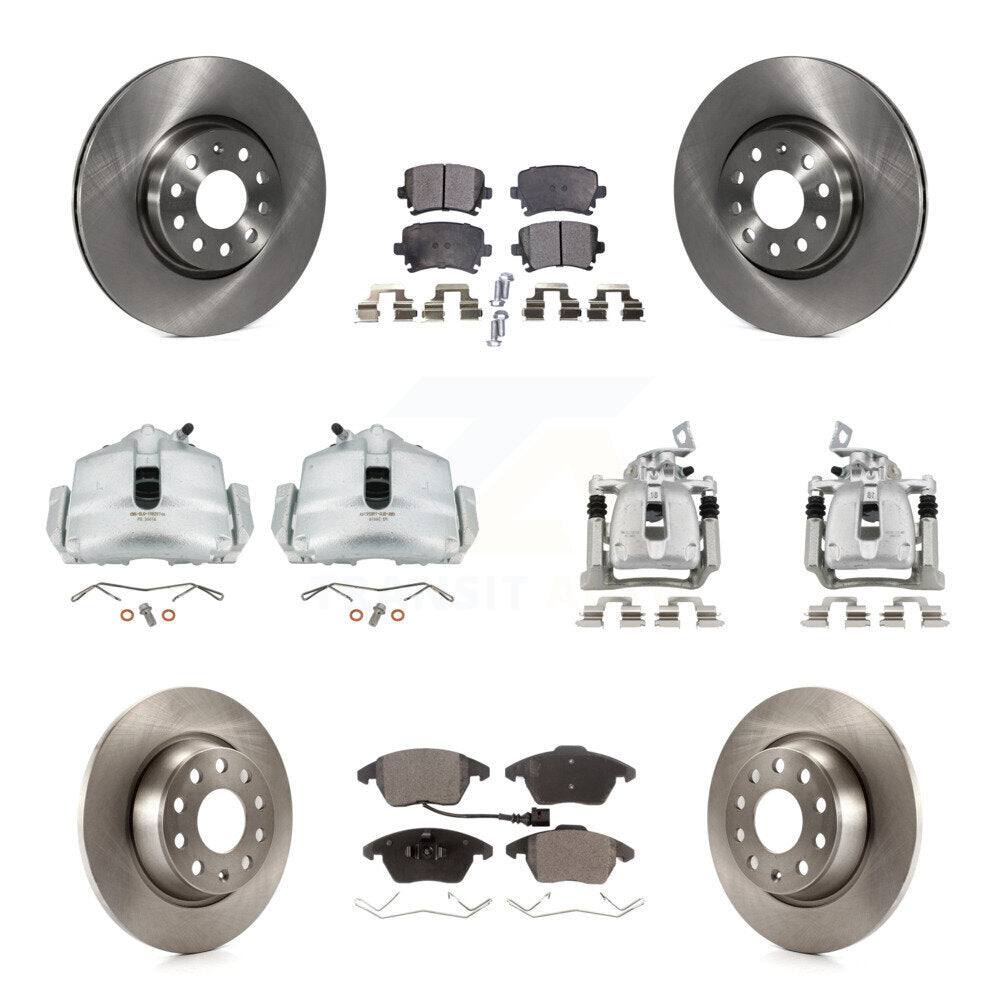 Transit Auto KC8-101072P Disc Brake Kit for 2012 Volkswagen CC - Front and Rear product image