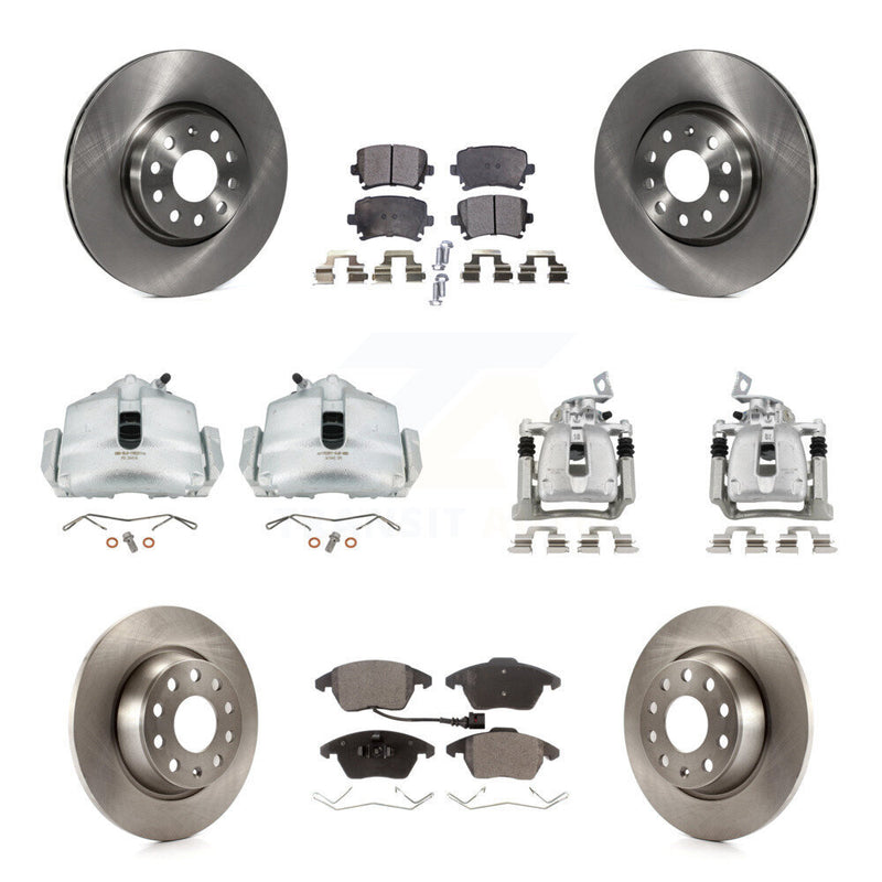 Transit Auto KC8-101072P Disc Brake Kit for 2012 Volkswagen CC - Front and Rear product image