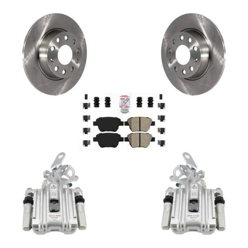 Transit Auto KC8-101073N Disc Brake Kit for 2011-2019 Volkswagen Beetle, Volkswagen Jetta, Volkswagen Golf - Rear product image