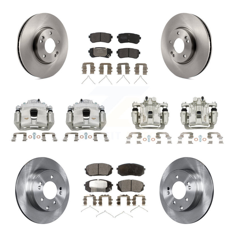 Transit Auto KC8-101074P Disc Brake Kit for 2016 Hyundai Sonata - Front and Rear product image