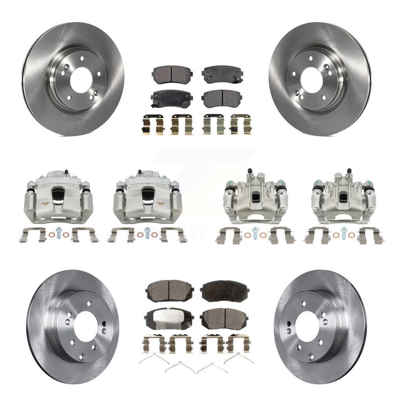 Transit Auto KC8-101075P Disc Brake Kit for 2016 Hyundai Sonata - Front and Rear product image