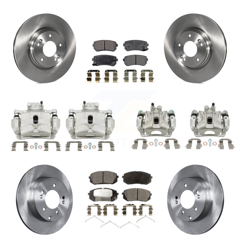 Transit Auto KC8-101076P Disc Brake Kit for 2016 Hyundai Sonata - Front and Rear product image