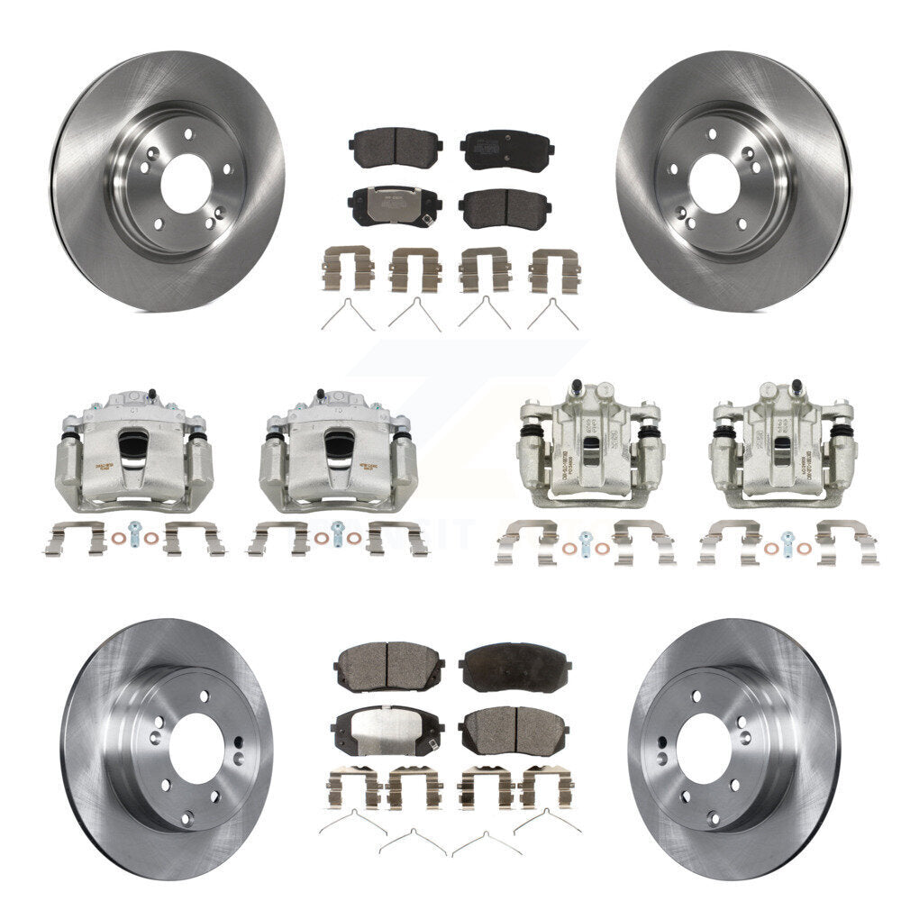 Transit Auto KC8-101077P Disc Brake Kit for 2017-2019 Kia Optima - Front and Rear product image