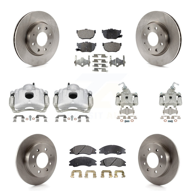 Transit Auto KC8-101078T Disc Brake Kit for 2005-2009 Kia Spectra, Kia Spectra5 - Front and Rear product image
