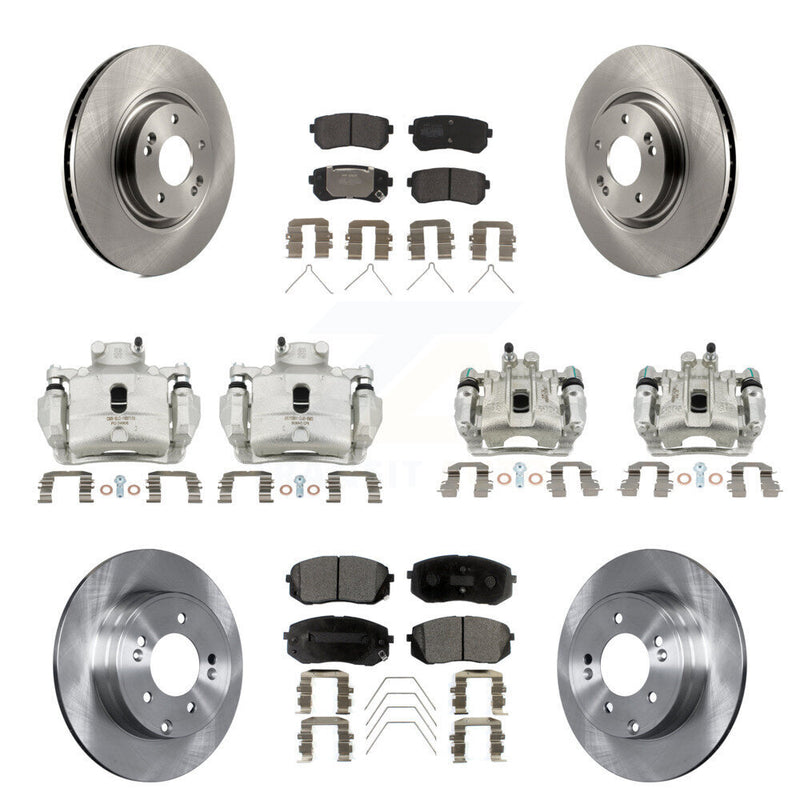 Transit Auto KC8-101079P Disc Brake Kit for 2016-2019 Kia Optima - Front and Rear product image