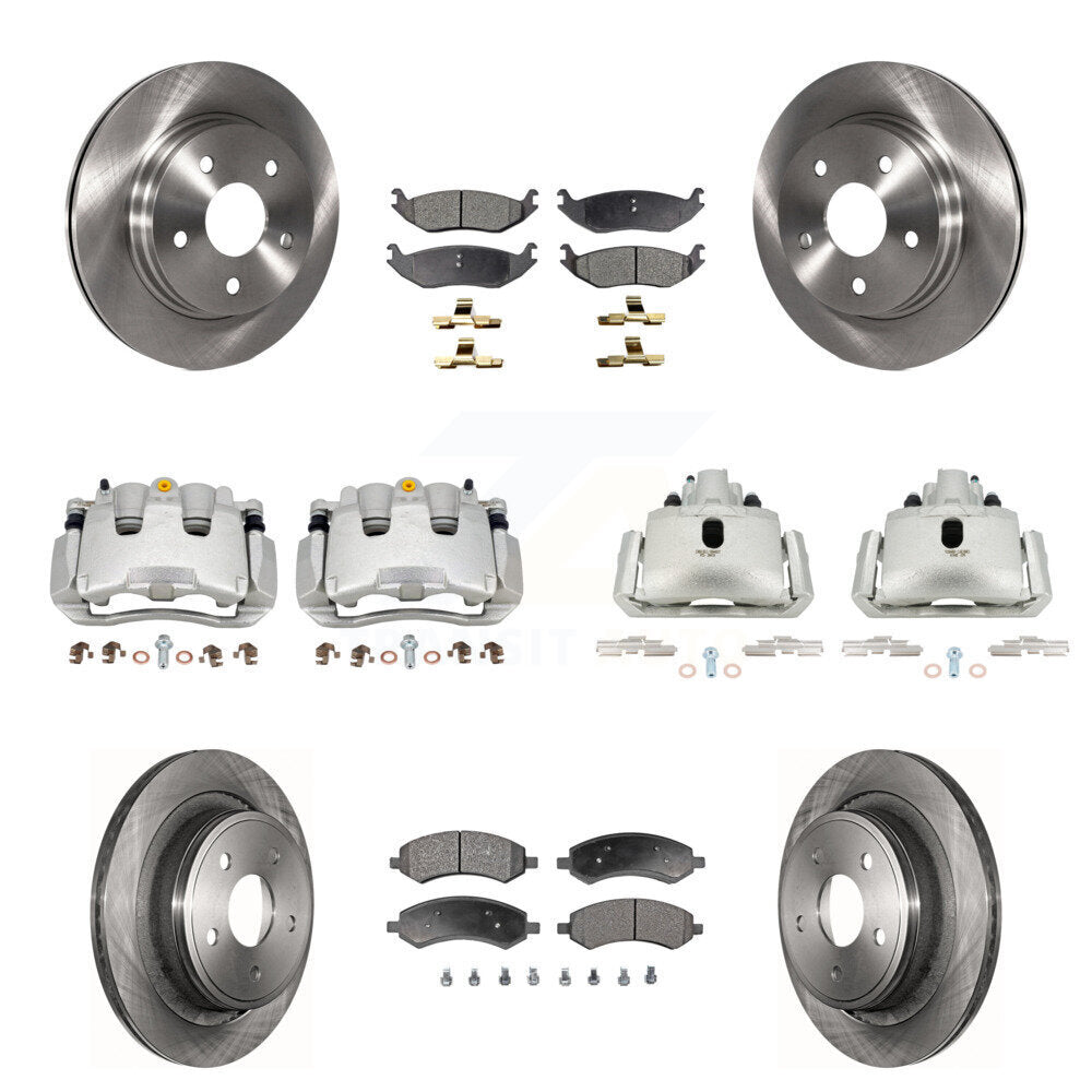 Transit Auto KC8-101081P Disc Brake Kit for 2009-2022 Ram 1500 Classic, Ram 1500, Dodge Ram 1500 - Front and Rear product image