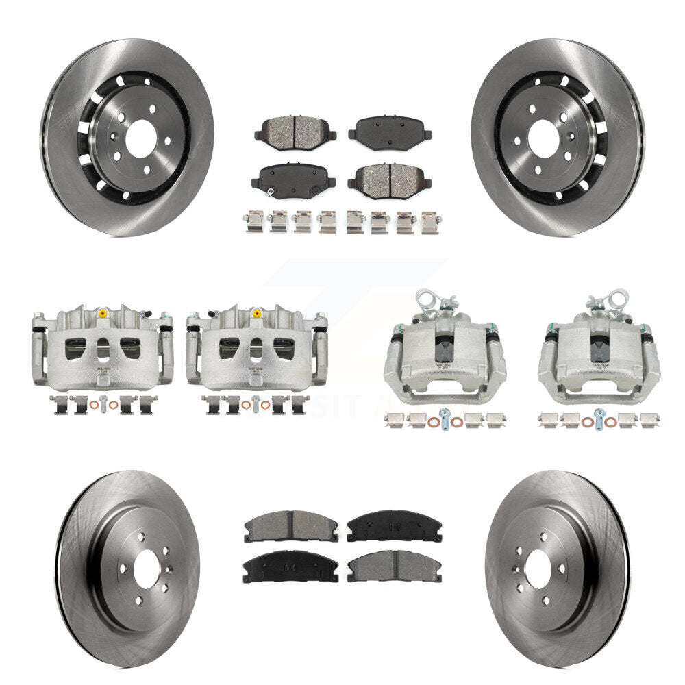 Transit Auto KC8-101081S Disc Brake Kit for 2013-2019 Ford Taurus, Ford Explorer, Ford Special Service Police Sedan & more - Front and Rear product image