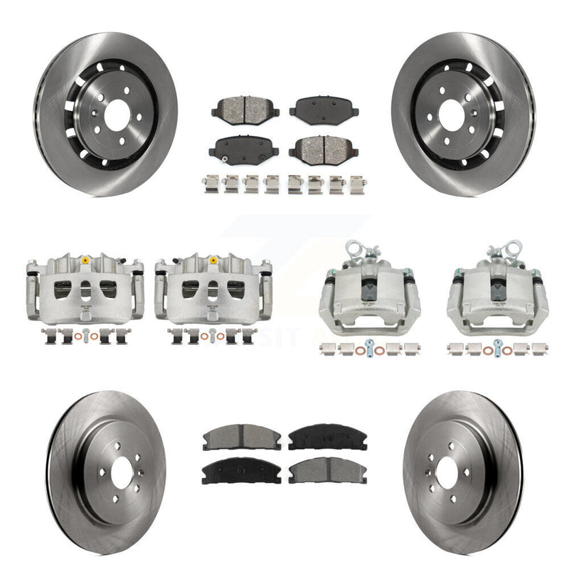 Transit Auto KC8-101081S Disc Brake Kit for 2013-2019 Ford Taurus, Ford Explorer, Ford Special Service Police Sedan & more - Front and Rear product image