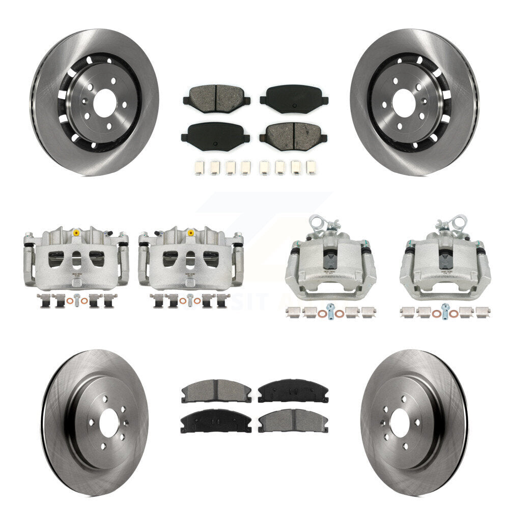 Transit Auto KC8-101082S Disc Brake Kit for 2013-2019 Ford Taurus, Ford Explorer, Lincoln MKS & more - Front and Rear product image