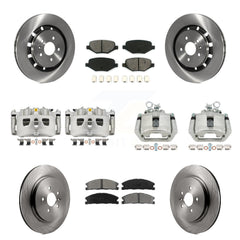 Transit Auto KC8-101082S Disc Brake Kit for 2013-2019 Ford Taurus, Ford Explorer, Lincoln MKS & more - Front and Rear product image