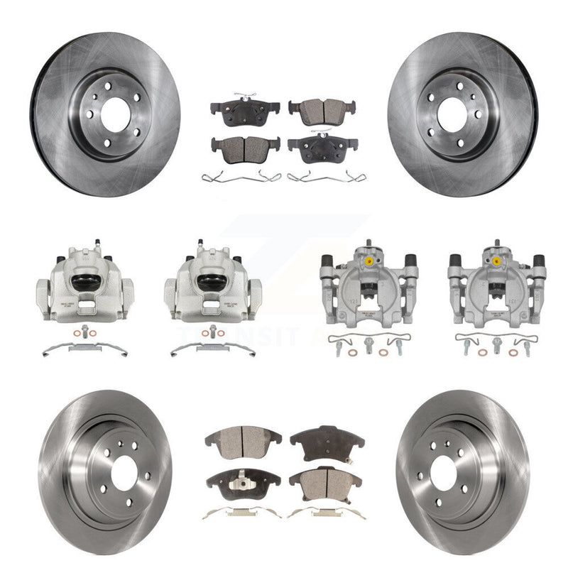 Transit Auto KC8-101083T Disc Brake Kit for 2013-2020 Ford Fusion, Lincoln MKZ - Front and Rear product image