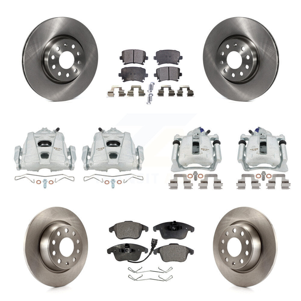 Transit Auto KC8-101085P Disc Brake Kit for 2009-2011 Volkswagen Tiguan - Front and Rear product image
