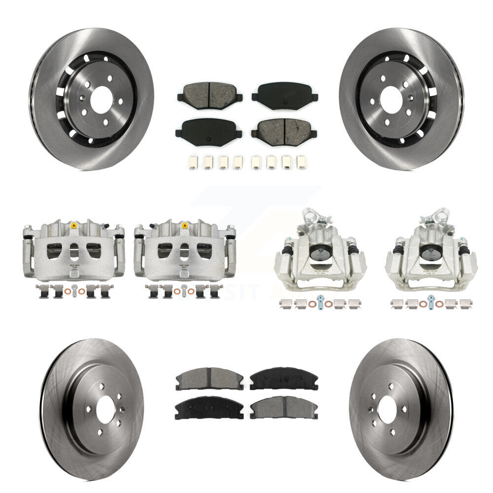 Transit Auto KC8-101085S Disc Brake Kit for 2016 Lincoln MKS - Front and Rear product image