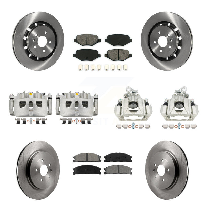 Transit Auto KC8-101085S Disc Brake Kit for 2016 Lincoln MKS - Front and Rear product image