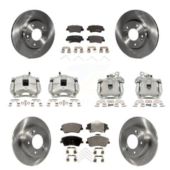 Transit Auto KC8-101086P Disc Brake Kit for 2017-2020 Hyundai Elantra - Front and Rear product image