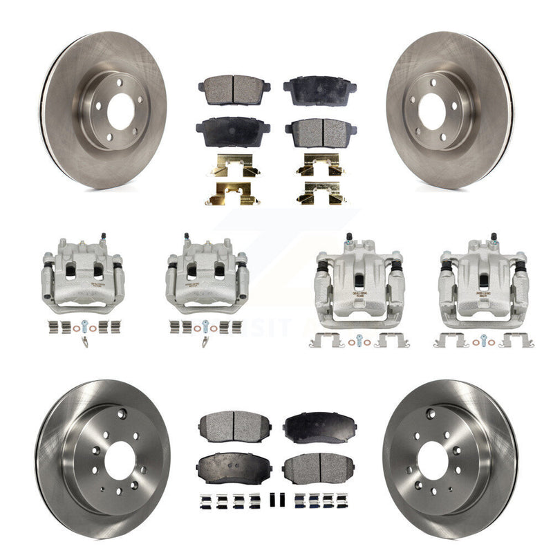 Transit Auto KC8-101088P Disc Brake Kit for 2007-2010 Ford Edge, Lincoln MKX - Front and Rear product image