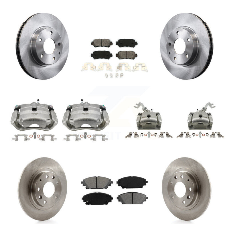 Transit Auto KC8-101090S Disc Brake Kit for 2016-2018 Mazda CX-3 - Front and Rear product image