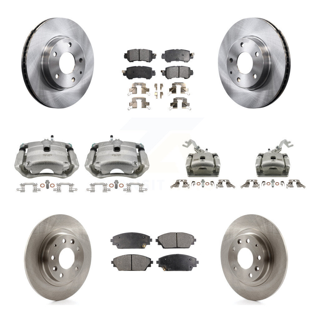 Transit Auto KC8-101091P Disc Brake Kit for 2016-2018 Mazda CX-3 - Front and Rear product image