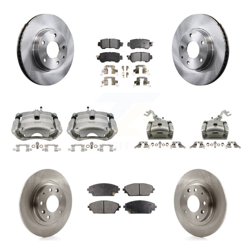 Transit Auto KC8-101091P Disc Brake Kit for 2016-2018 Mazda CX-3 - Front and Rear product image