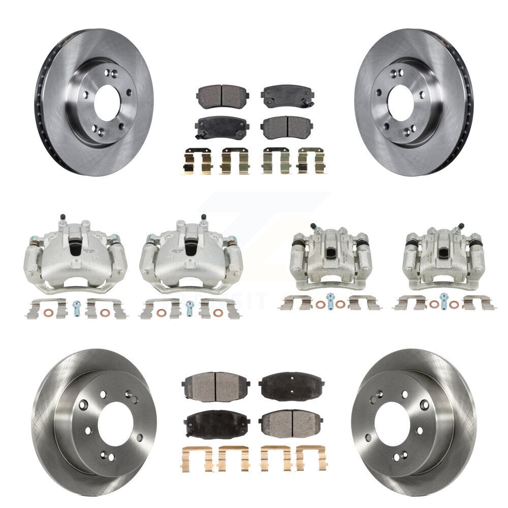 Transit Auto KC8-101092P Disc Brake Kit for 2010-2013 Kia Forte5, Kia Forte, Kia Forte Koup - Front and Rear product image