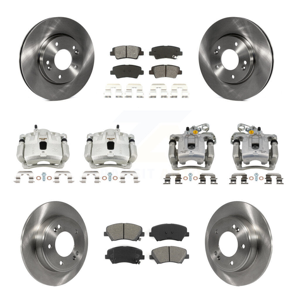 Transit Auto KC8-101092S Disc Brake Kit for 2011-2012 Hyundai Elantra - Front and Rear product image
