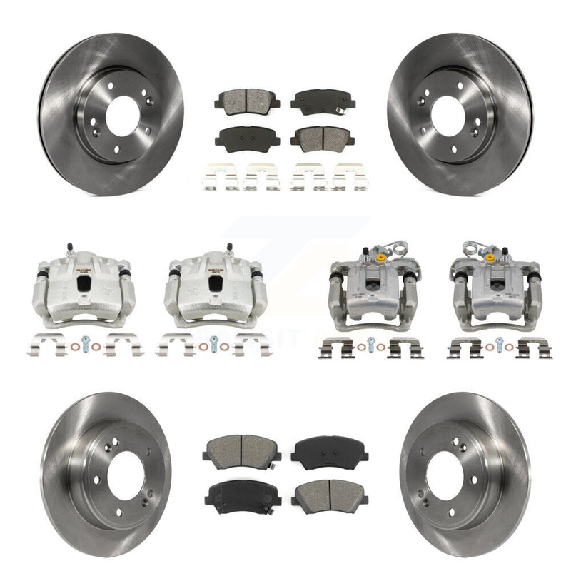 Transit Auto KC8-101092S Disc Brake Kit for 2011-2012 Hyundai Elantra - Front and Rear product image