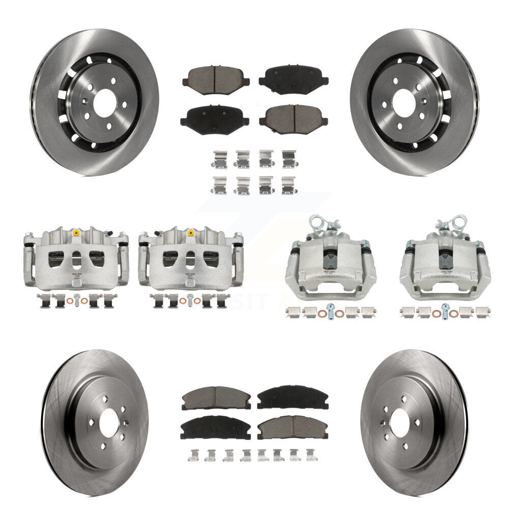 CMX KC8-101093C Disc Brake Kit for 2013-2019 Ford Taurus, Ford Explorer, Ford Special Service Police Sedan & more - Front and Rear product image