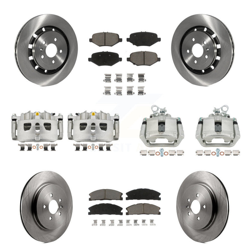 CMX KC8-101093C Disc Brake Kit for 2013-2019 Ford Taurus, Ford Explorer, Ford Special Service Police Sedan & more - Front and Rear product image