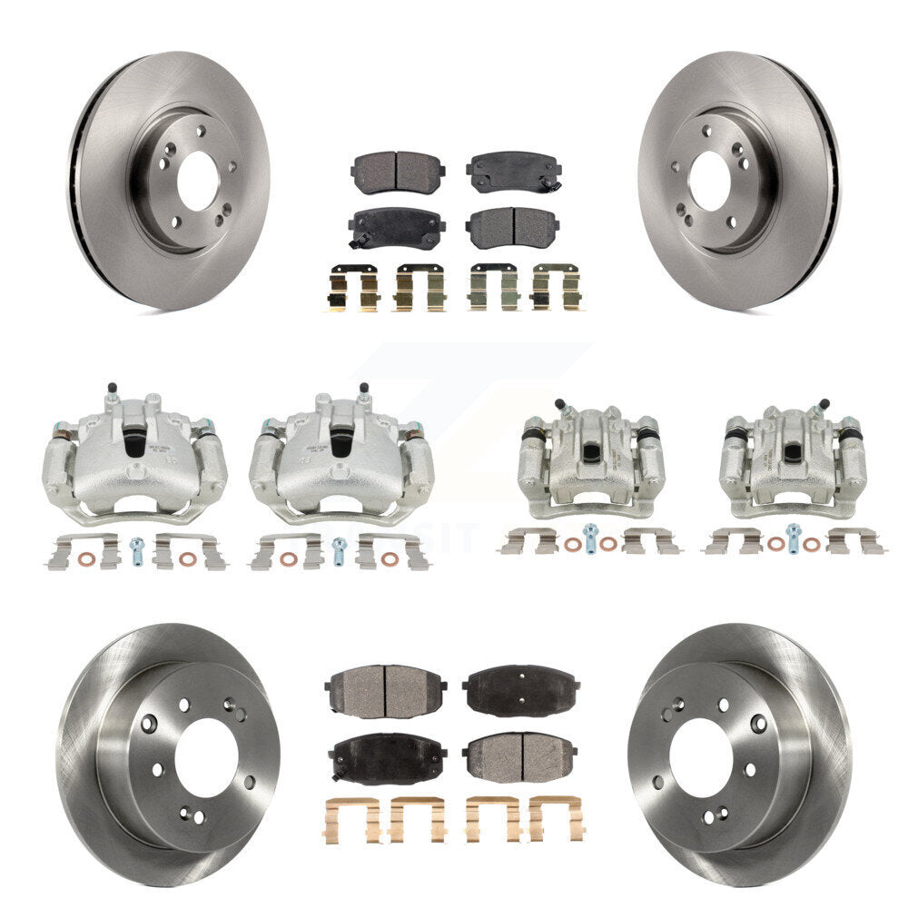 Transit Auto KC8-101093P Disc Brake Kit for 2012-2013 Kia Forte5 - Front and Rear product image
