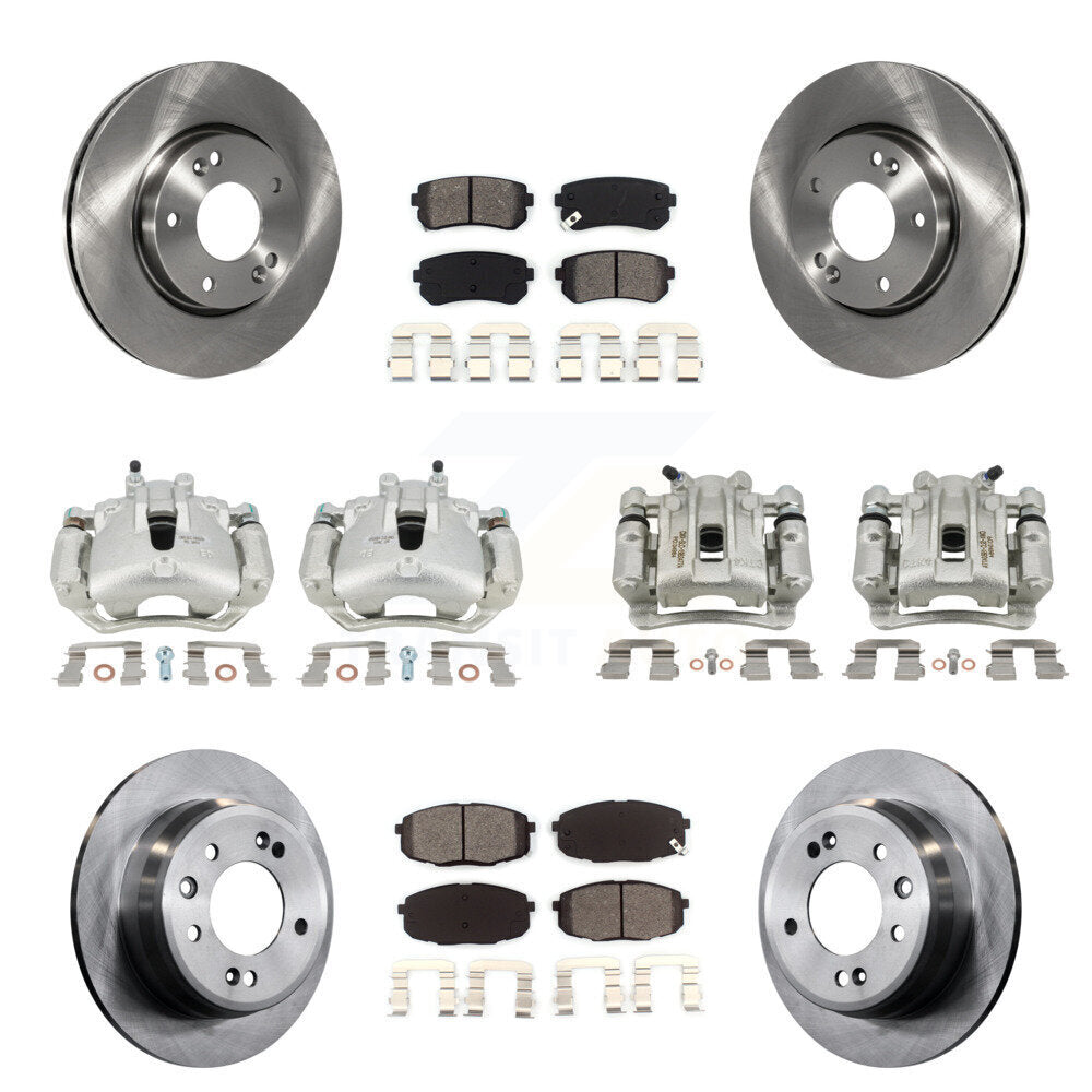 Transit Auto KC8-101093S Disc Brake Kit for 2009-2012 Hyundai Elantra - Front and Rear product image