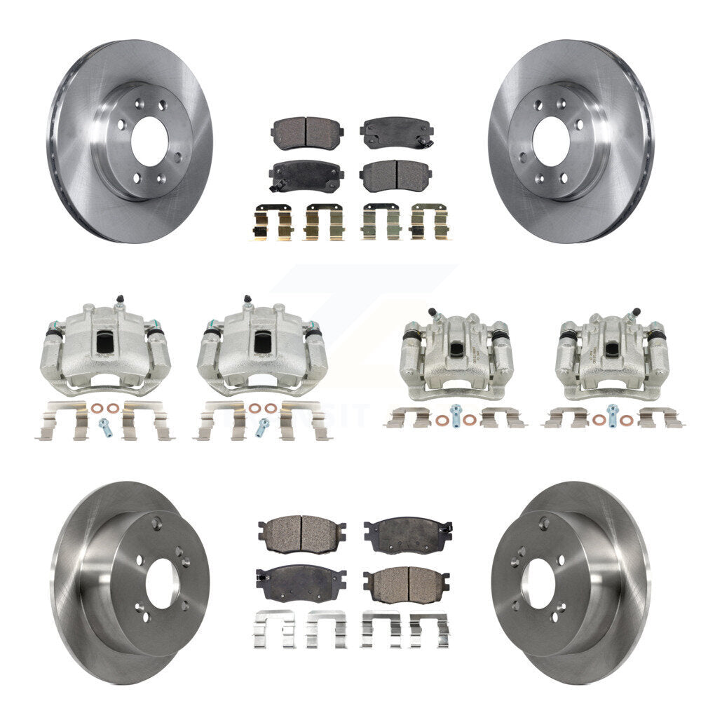 Transit Auto KC8-101094P Disc Brake Kit for 2006-2007 Hyundai Accent, Kia Rio, Kia Rio5 - Front and Rear product image