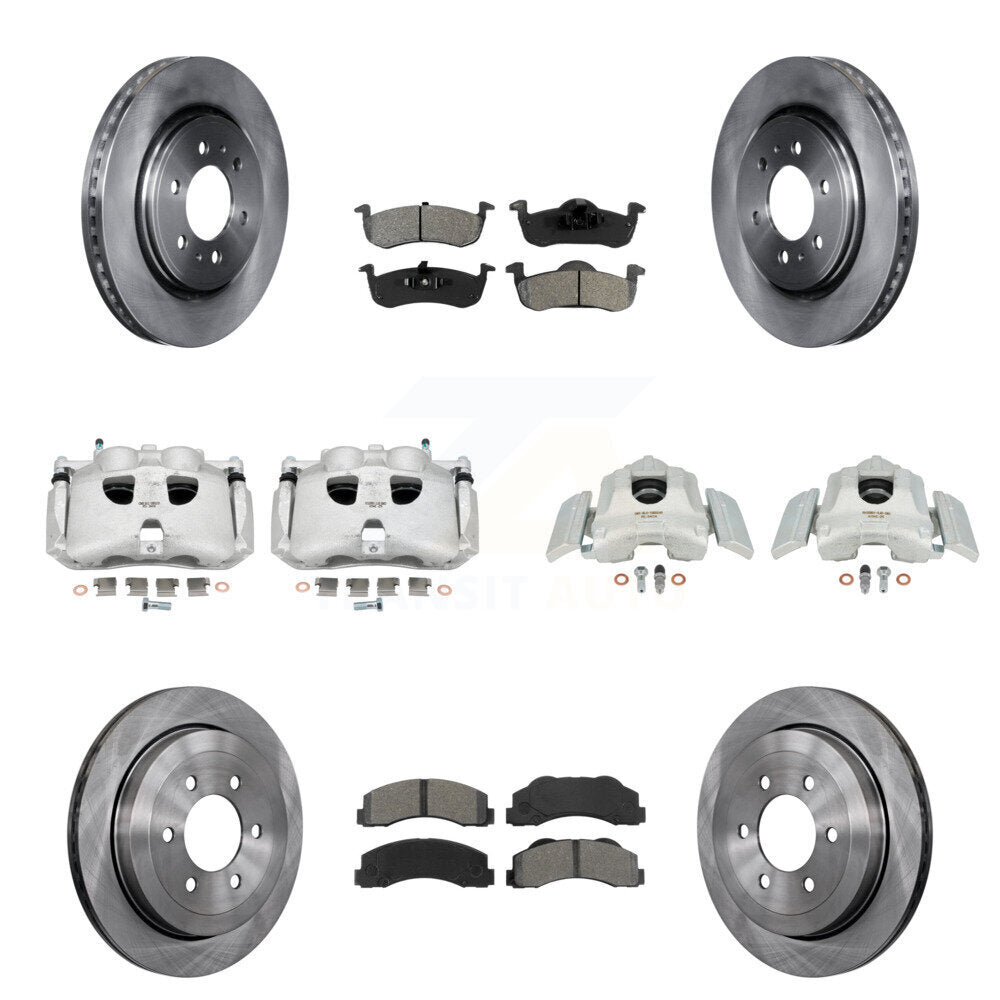 Transit Auto KC8-101094S Disc Brake Kit for 2010-2017 Ford Expedition, Lincoln Navigator - Front and Rear product image