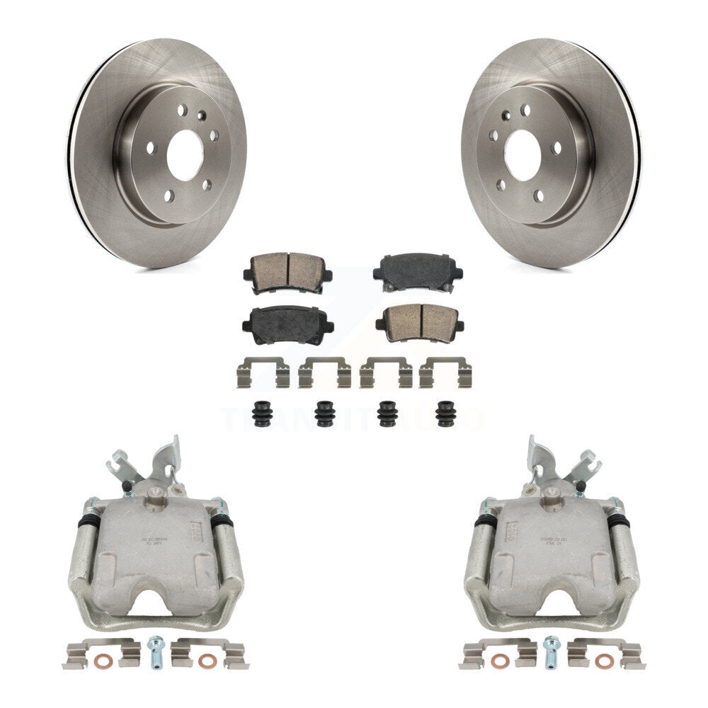Transit Auto KC8-101095N Disc Brake Kit for 2011-2020 Cadillac XTS, Chevrolet Impala, Chevrolet Malibu & more - Rear product image