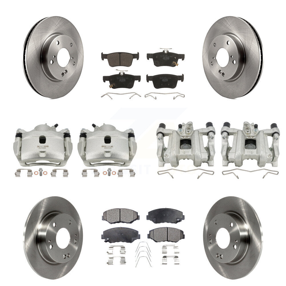 Transit Auto KC8-101095T Disc Brake Kit for 2016-2021 Honda Civic - Front and Rear product image