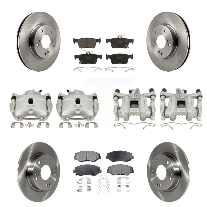 Transit Auto KC8-101095T Disc Brake Kit for 2016-2021 Honda Civic - Front and Rear product image