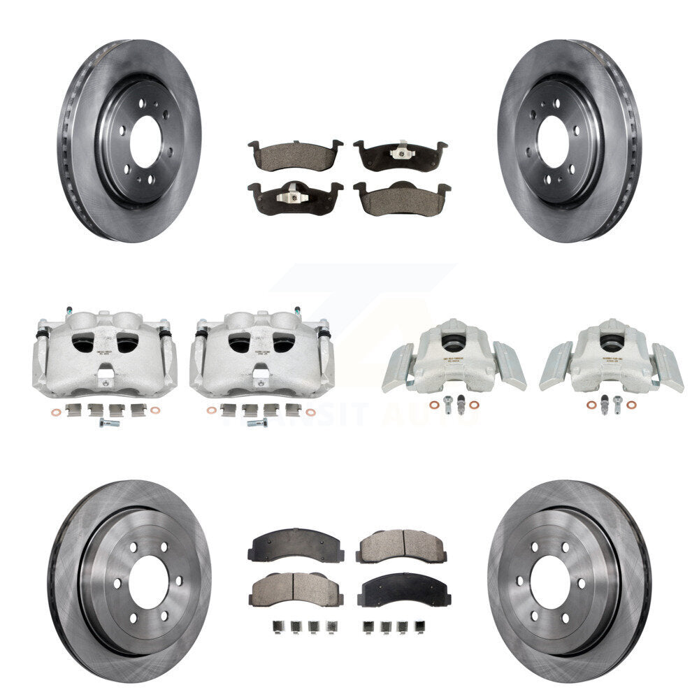Transit Auto KC8-101096P Disc Brake Kit for 2010-2017 Ford Expedition, Lincoln Navigator - Front and Rear product image