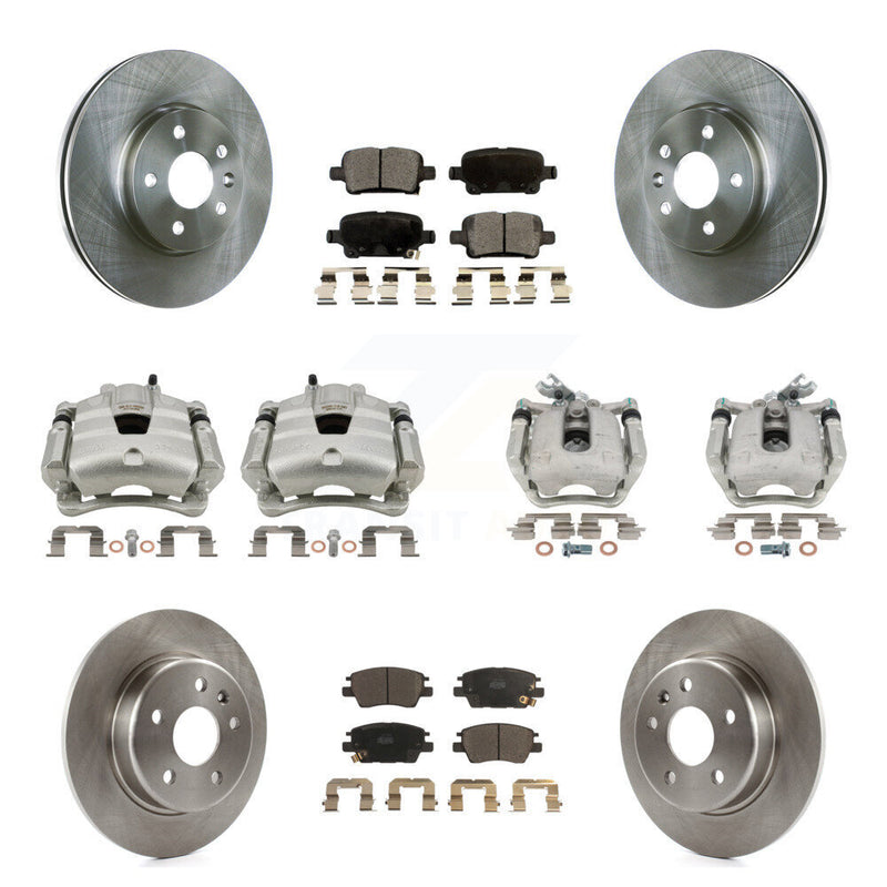 Transit Auto KC8-101096T Disc Brake Kit for 2017-2019 Chevrolet Cruze - Front and Rear product image