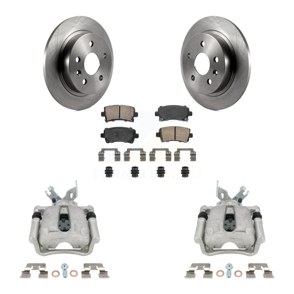 Transit Auto KC8-101097N Disc Brake Kit for 2011-2017 Chevrolet Malibu, Buick LaCrosse, Buick Regal - Rear product image
