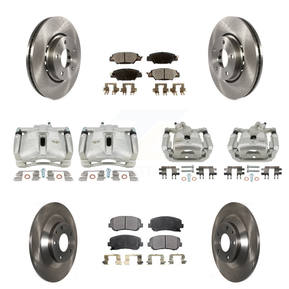 Transit Auto KC8-101097P Disc Brake Kit for 2016-2022 Mazda CX-5 - Front and Rear product image