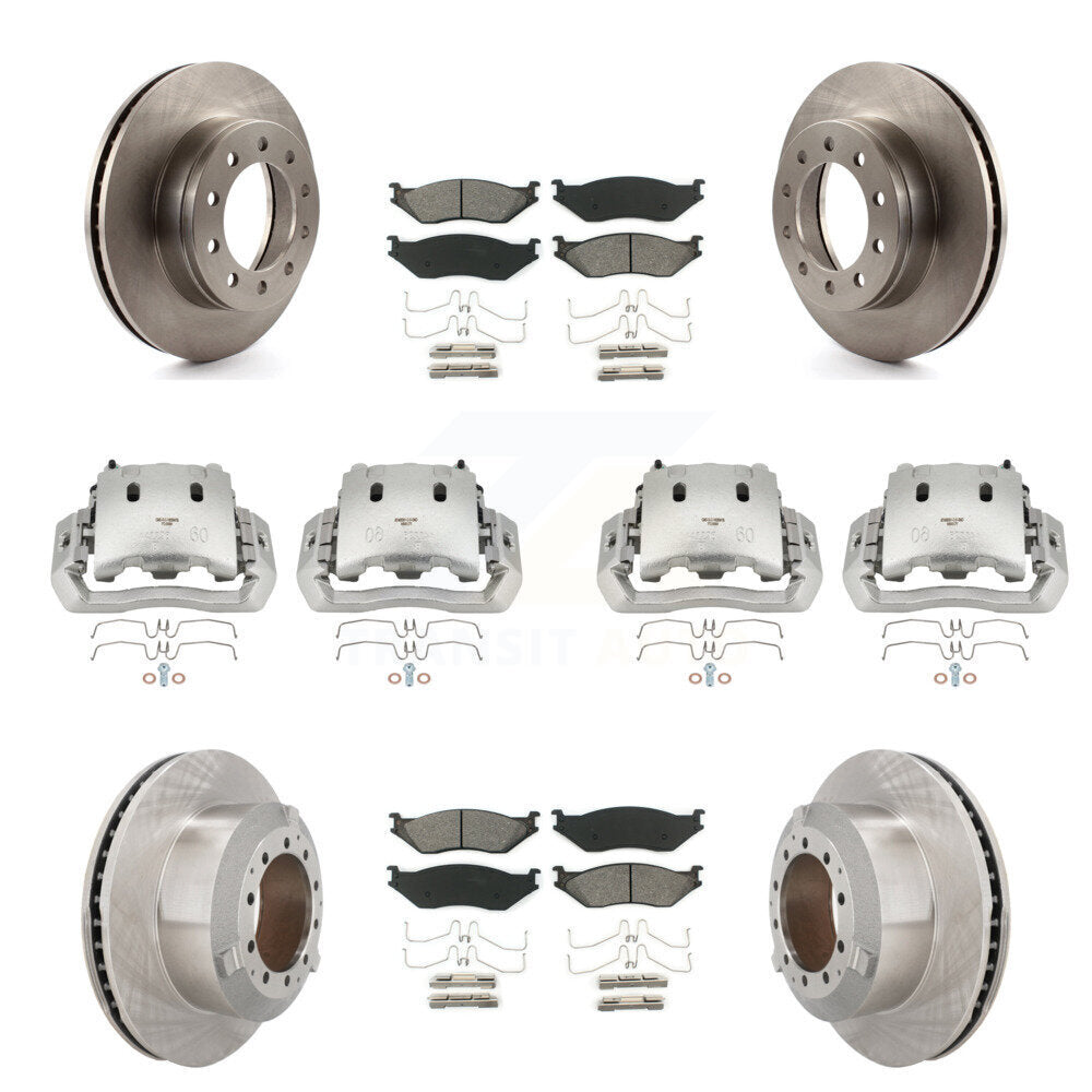 Transit Auto KC8-101097S Disc Brake Kit for 2005-2016 Ford F-450 Super Duty, International CF500, International CF600 & more - Front and Rear product image