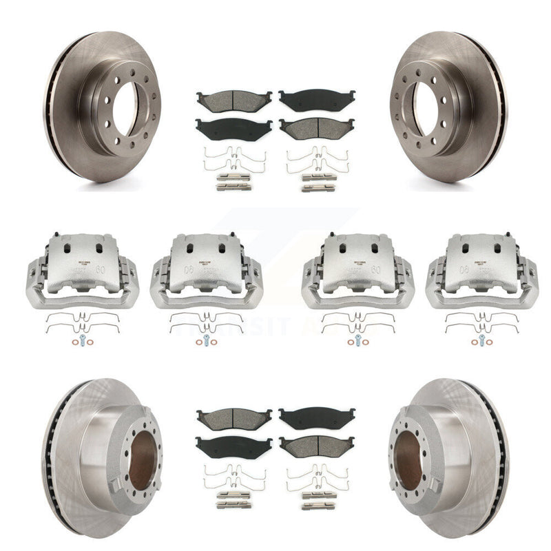 Transit Auto KC8-101097S Disc Brake Kit for 2005-2016 Ford F-450 Super Duty, International CF500, International CF600 & more - Front and Rear product image