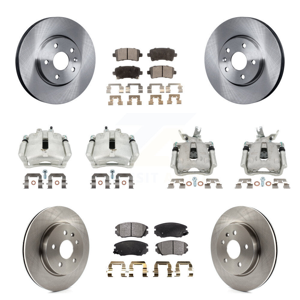 Transit Auto KC8-101097T Disc Brake Kit for 2016 Chevrolet Malibu Limited - Front and Rear product image