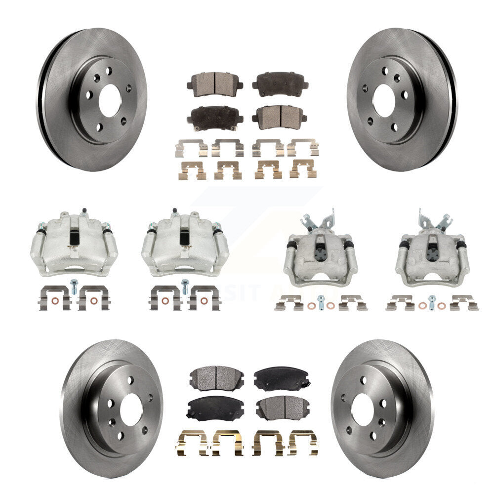 Transit Auto KC8-101098P Disc Brake Kit for 2013 Chevrolet Malibu - Front and Rear product image