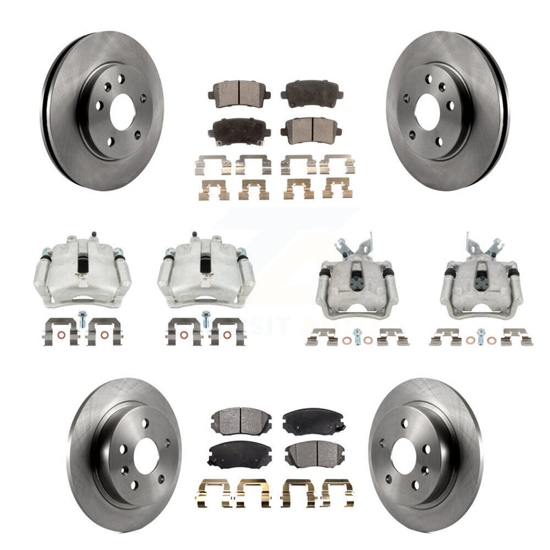 Transit Auto KC8-101098P Disc Brake Kit for 2013 Chevrolet Malibu - Front and Rear product image