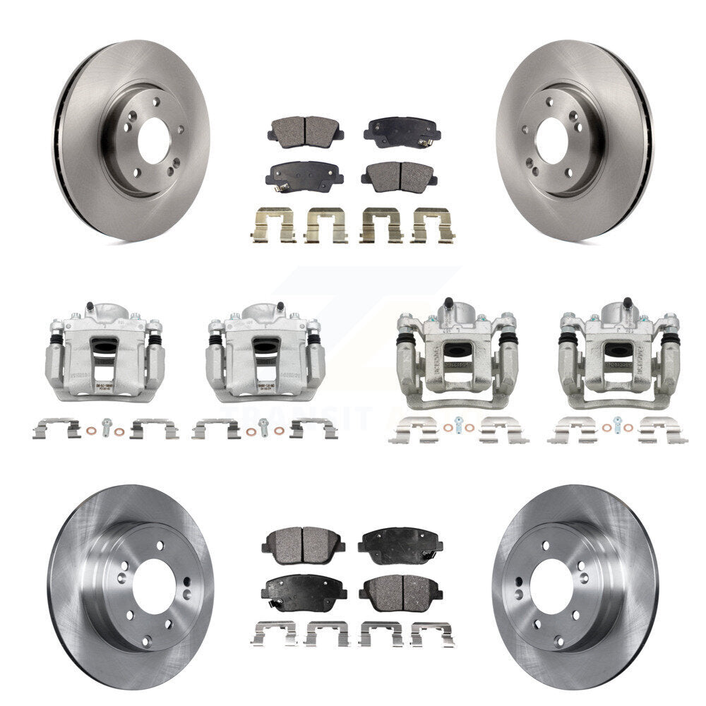 Transit Auto KC8-101098T Disc Brake Kit for 2011-2015 Hyundai Sonata, Kia Optima - Front and Rear product image