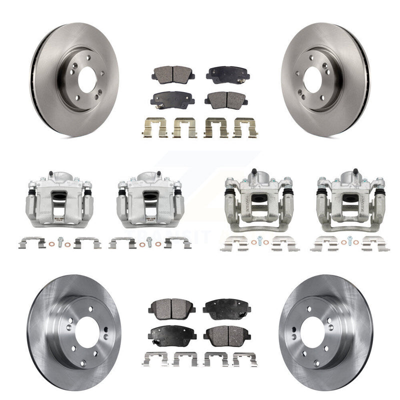 Transit Auto KC8-101098T Disc Brake Kit for 2011-2015 Hyundai Sonata, Kia Optima - Front and Rear product image
