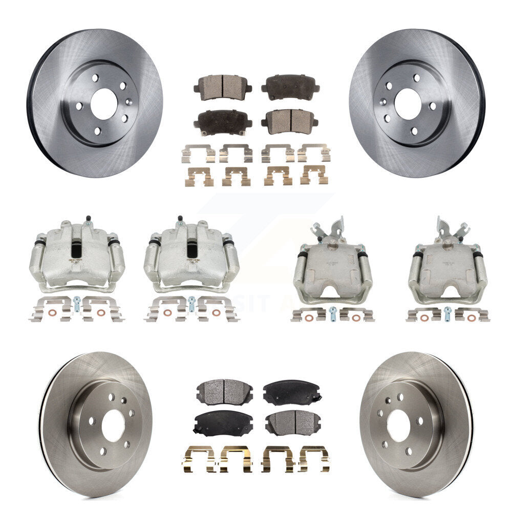 Transit Auto KC8-101099P Disc Brake Kit for 2013-2020 Chevrolet Impala, Chevrolet Malibu - Front and Rear product image