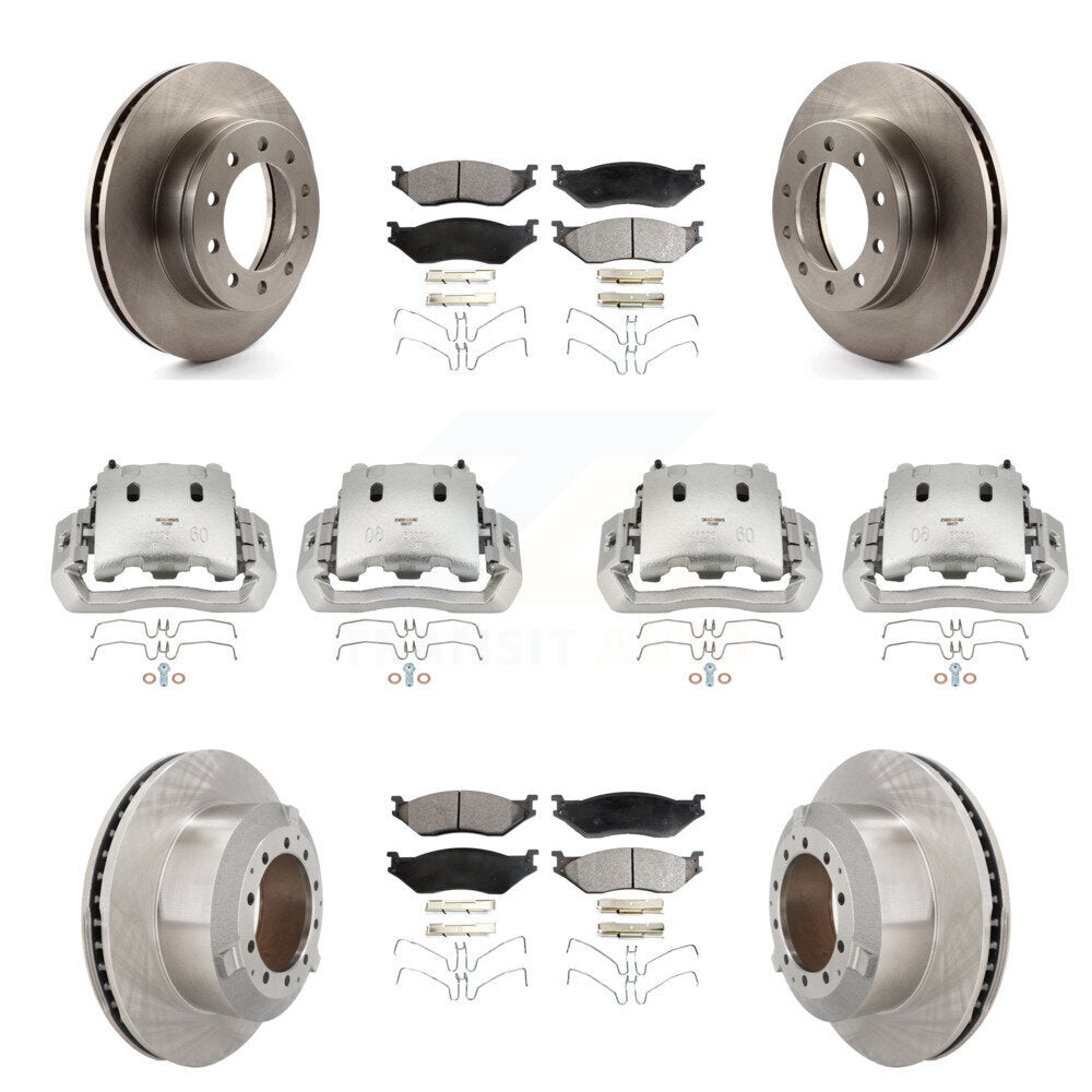 Transit Auto KC8-101100P Disc Brake Kit for 2005-2016 Ford F-450 Super Duty, International CF500, International CF600 & more - Front and Rear product image